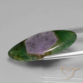 Rubis en fuchsite Multicolore naturelle Marquise, 11.36 ct, Translucide
