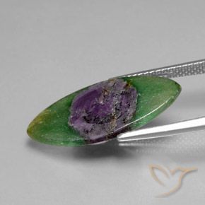 Rubis en fuchsite Multicolore naturelle Marquise, 5.06 ct, Translucide
