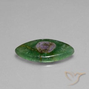 Rubis en fuchsite Multicolore naturelle Marquise, 5.08 ct, Translucide