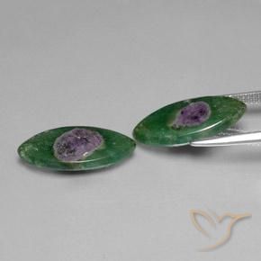 Shop natural 10.12ct Multicolore Rubis en fuchsite gems, Marquise, from Ethiopie at GemSelect. In stock, global shipping!