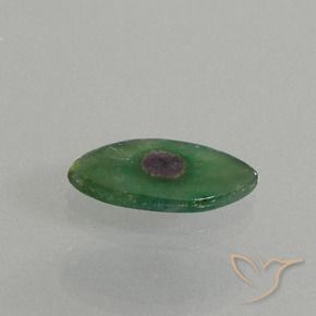 Rubis en fuchsite Multicolore naturelle Marquise, 3.90 ct, Translucide