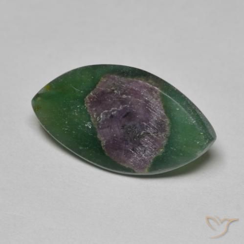 Rubis en fuchsite Multicolore naturelle Marquise, 4.91 ct, Translucide