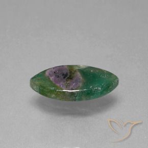 Rubis en fuchsite Multicolore naturelle Marquise, 4.30 ct, Translucide