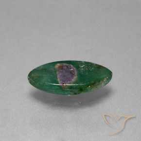 Rubis en fuchsite Multicolore naturelle Marquise, 6.08 ct, Translucide