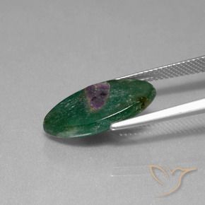 Rubis en fuchsite Multicolore naturelle Marquise, 6.08 ct, Translucide