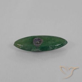 Rubis en fuchsite Multicolore naturelle Marquise, 3.00 ct, Translucide