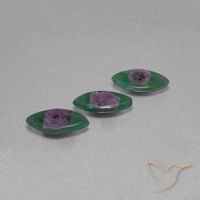 Shop natural 6.44ct Multicolore Rubis en fuchsite gems, Marquise, from Ethiopie at GemSelect. In stock, global shipping!