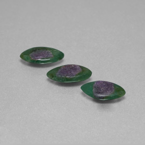 Shop natural ct Bicolore Rubis en fuchsite gems, Marquise, from Ethiopie at GemSelect. In stock, global shipping!