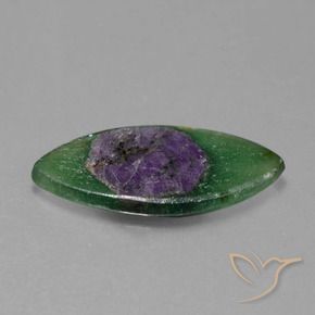 Rubis en fuchsite Multicolore naturelle Marquise, 6.24 ct, Translucide