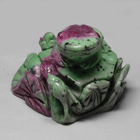 Rubis-Zoisite Multicolore naturelle Forme fantaisie, 1503.85 ct, Opaque