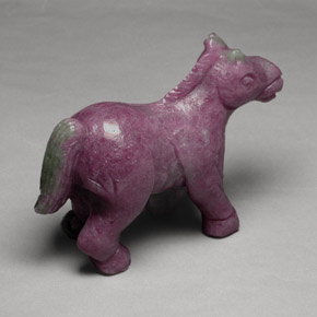 Rubis-Zoisite Multicolore naturelle Fantaisie, 246.79 ct, Opaque