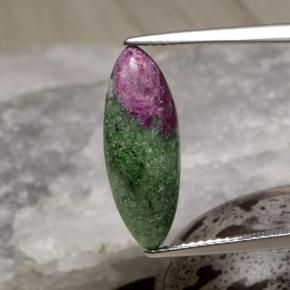 Rubis zoïsite multicolore naturelle marquise, 6,42 ct, opaque