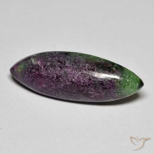 7.21ct Naturel Multicolore Rubis-Zoisite, Marquise, Opaque