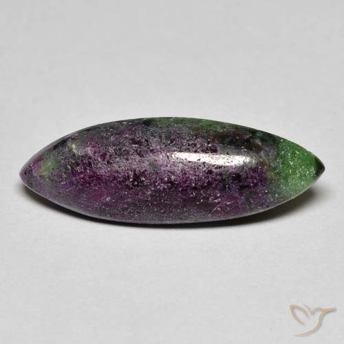 Rubis-Zoisite Multicolore naturelle Marquise, 7.21 ct, Opaque