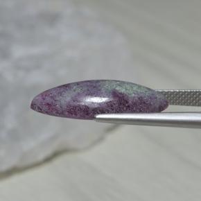 Rubis zoïsite multicolore naturelle marquise, 7,85 ct, opaque