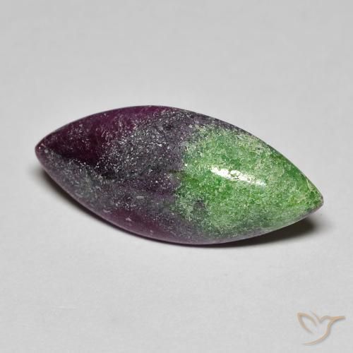 8.60ct Naturel Multicolore Rubis-Zoisite, Marquise, Opaque
