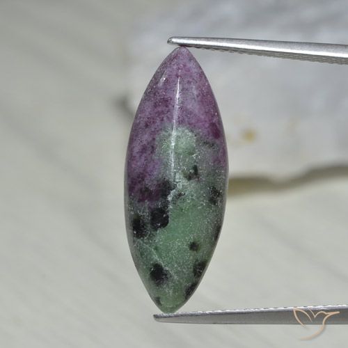 10.01ct Naturel Multicolore Rubis-Zoisite, Marquise, Opaque