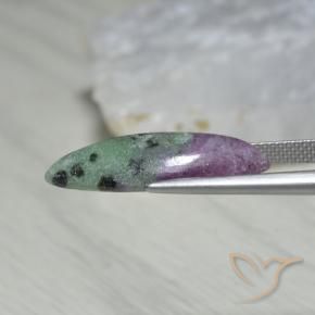 Rubis-Zoisite Multicolore naturelle Marquise, 10.01 ct, Opaque