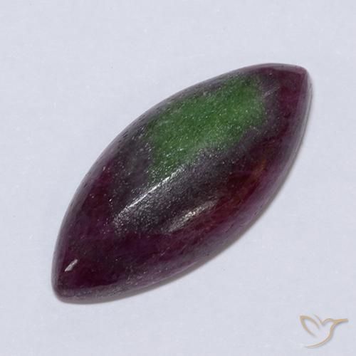Rubis-Zoisite Multicolore naturelle Marquise, 11.04 ct, Opaque