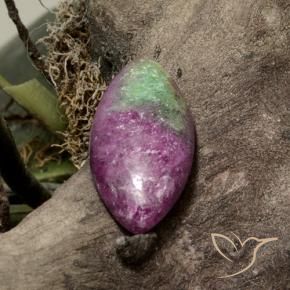 Rubis-Zoisite Multicolore naturelle Marquise, 12.11 ct, Opaque