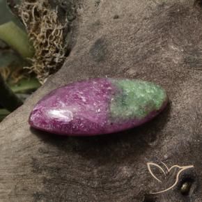 Rubis-Zoisite Multicolore naturelle Marquise, 12.11 ct, Opaque