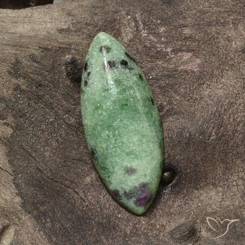 9.35ct Naturel Vert moyen Rubis-Zoisite, Marquise, Opaque