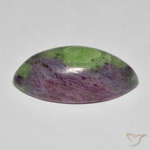 Rubis-Zoisite Multicolore naturelle Marquise, 12.84 ct, Opaque