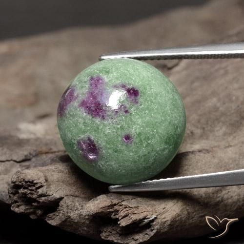 26.08ct Naturel Multicolore Rubis-Zoisite, Tour, Opaque