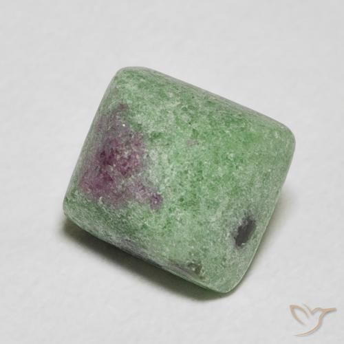 Rubis-Zoisite Multicolore naturelle Baquette, 5.41 ct, Opaque