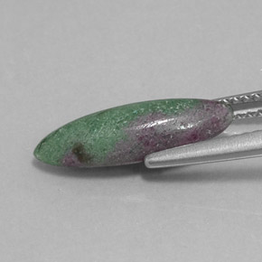 Rubis-Zoisite Multicolore naturelle Marquise, 3.03 ct, Opaque