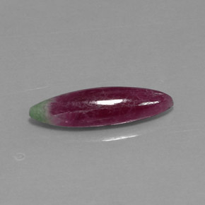Rubis zoïsite multicolore naturelle marquise, 3,94 ct, opaque