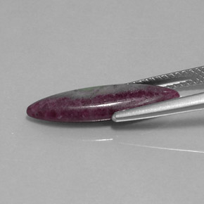 Rubis zoïsite multicolore naturelle marquise, 3,59 ct, opaque