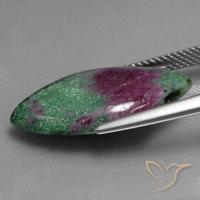 Rubis-Zoisite Multicolore naturelle Marquise, 10.57 ct, Opaque