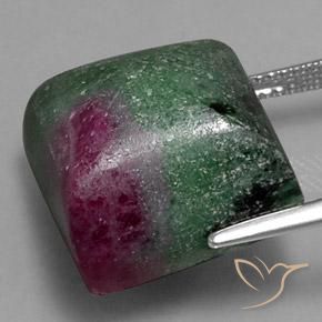 Rubis-Zoisite Multicolore naturelle Carré, 32.11 ct, Opaque