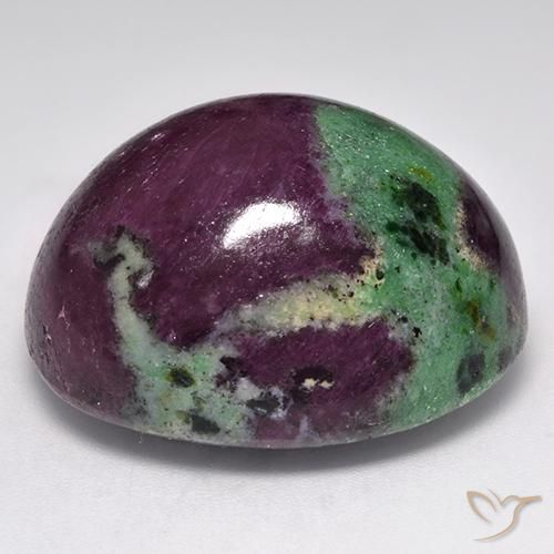 Rubis-Zoisite Multicolore naturelle ovale, 97.01 ct, Opaque