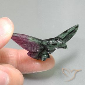 38.10ct Naturel Multicolore Rubis-Zoisite, Fantaisie, Opaque