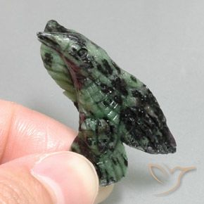 30.28ct Naturel Multicolore Rubis-Zoisite, Fantaisie, Opaque