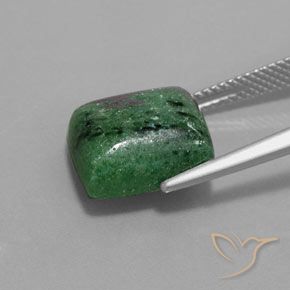 Rubis-Zoisite Multicolore naturelle Baquette, 10.12 ct, Opaque
