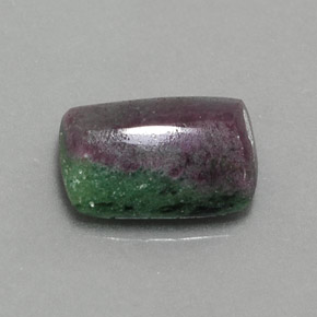 Rubis-Zoisite Multicolore naturelle Baquette, 5.44 ct, Opaque