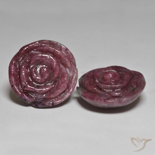 Shop natural 59.96ct Multicolore Rubis-Zoisite gems, Taille Fleur, from Tanzanie at GemSelect. In stock, global shipping!