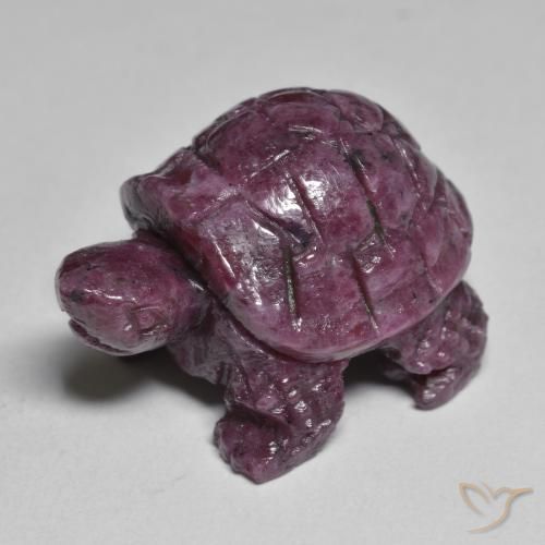 39.48ct Naturel Pourpre rouge Rapberry Rubis-Zoisite, Fantaisie, Opaque