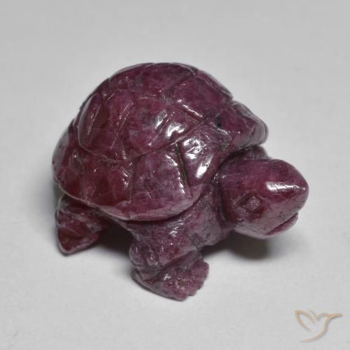 28.03ct Naturel Rouge framboises Rubis-Zoisite, Fantaisie, Opaque