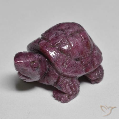 Rubis-Zoisite Pourpre moyen-foncé naturelle Fantaisie, 34.06 ct, Opaque