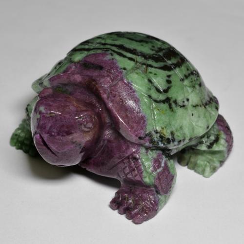 Rubis-Zoisite Multicolore naturelle Forme fantaisie, 576.15 ct, Opaque