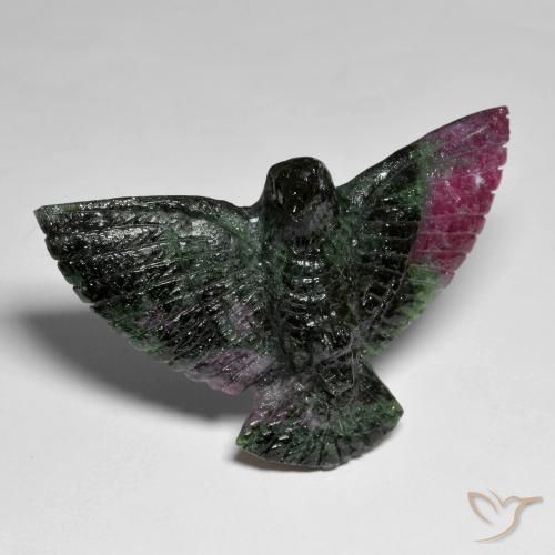 Rubis-Zoisite Multicolore naturelle Fantaisie, 83.59 ct, Opaque