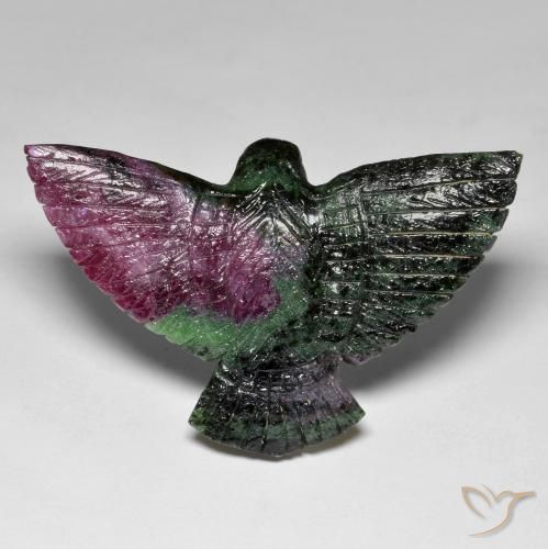 Rubis-Zoisite Multicolore naturelle Fantaisie, 83.59 ct, Opaque