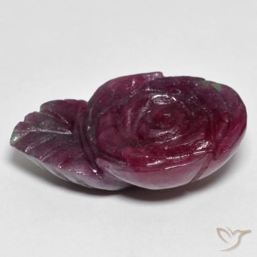 Rubis-Zoisite Multicolore naturelle Taille Fleur, 25.11 ct, Opaque