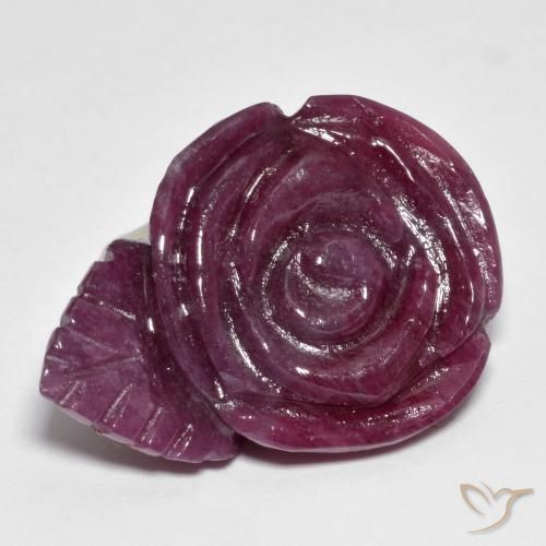 Rubis-Zoisite Multicolore naturelle Taille Fleur, 30.69 ct, Opaque