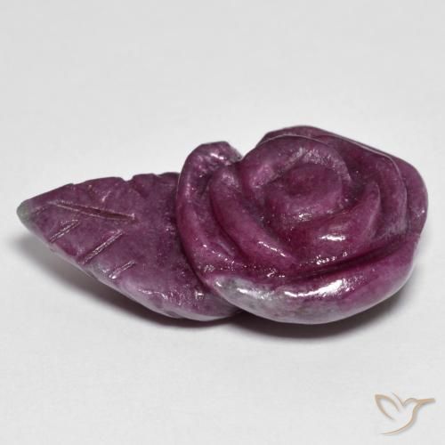 Rubis-Zoisite Multicolore naturelle Taille Fleur, 25.65 ct, Opaque