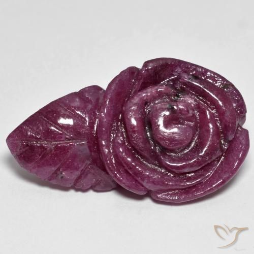 Rubis-Zoisite Multicolore naturelle Taille Fleur, 43.93 ct, Opaque
